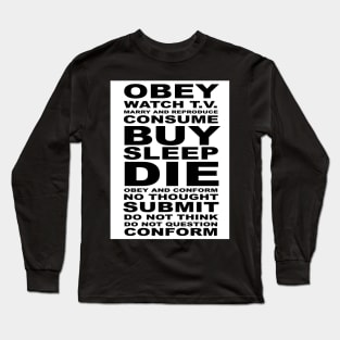 TSHIRT - They Live OBEY alt Long Sleeve T-Shirt